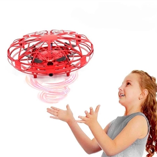 Mini UFO drone flyvende legetøj -Rød